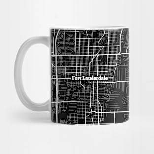 Fort Lauderdale Florida Map | Map Of Fort Lauderdale Florida | Fort Lauderdale Map Mug